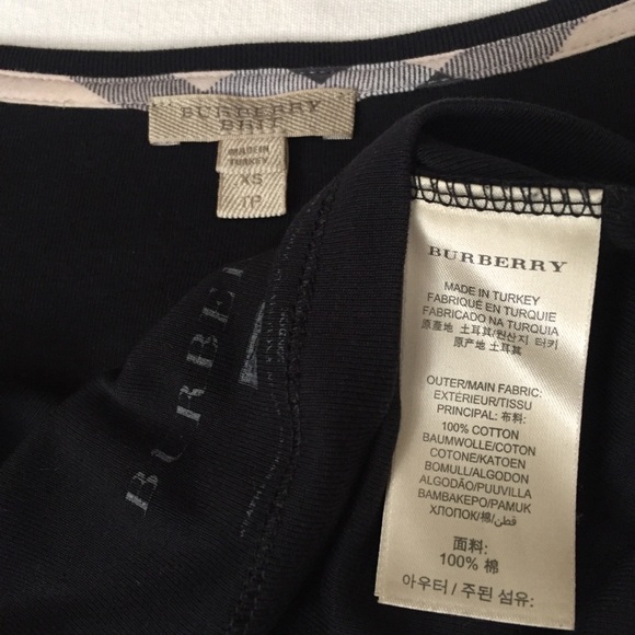Burberry Brit XS Black Cotton Top - Picture 5 of 8